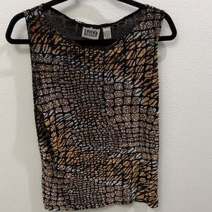 Chico's Designs animal print tank